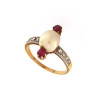 Anillo Goldside Mujer in Oro amarillo Rubino AN.GS0025 - AN.GS0025